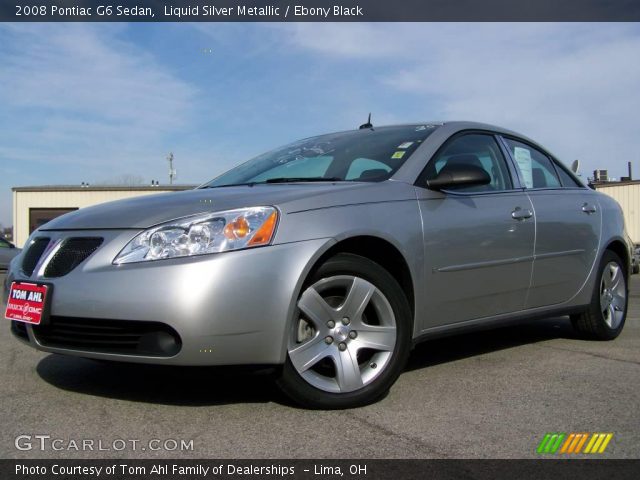 2008 Pontiac G6 Sedan in Liquid Silver Metallic