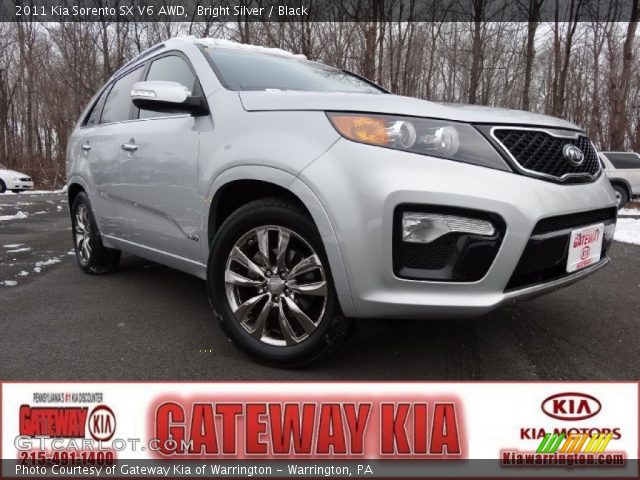 2011 Kia Sorento SX V6 AWD in Bright Silver