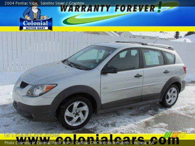 2004 Pontiac Vibe  in Satellite Silver