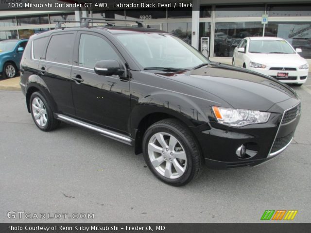 2010 Mitsubishi Outlander GT 4WD in Labrador Black Pearl