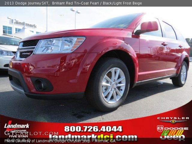 2013 Dodge Journey SXT in Brilliant Red Tri-Coat Pearl