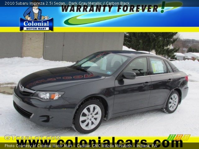 2010 Subaru Impreza 2.5i Sedan in Dark Gray Metallic