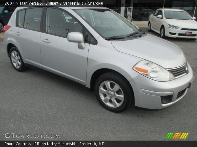 2007 Nissan Versa S in Brilliant Silver Metallic