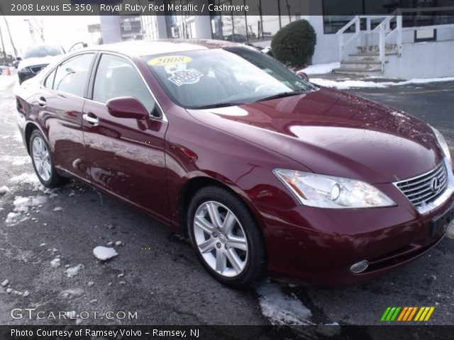 2008 Lexus ES 350 in Royal Ruby Red Metallic