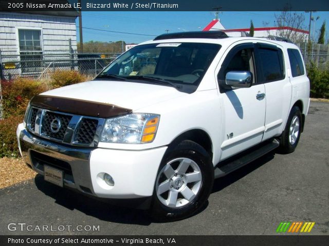 2005 Nissan Armada LE in Blizzard White