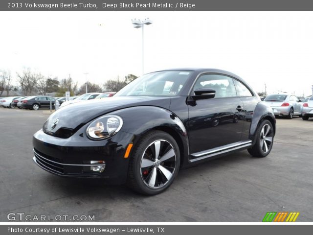 2013 Volkswagen Beetle Turbo in Deep Black Pearl Metallic