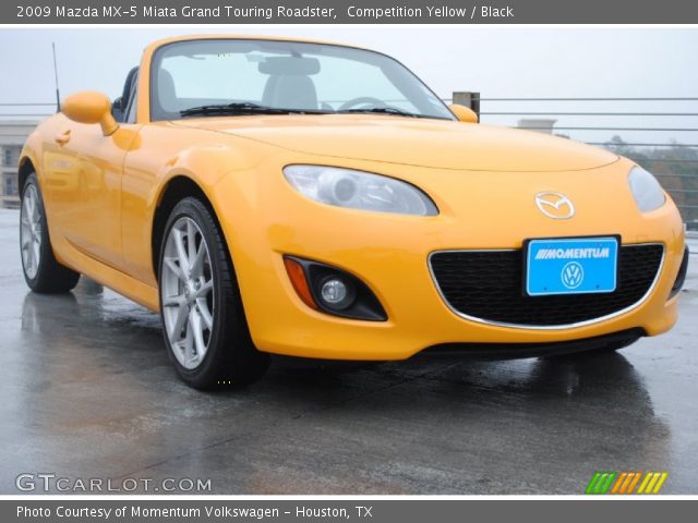 2009 Mazda MX-5 Miata Grand Touring Roadster in Competition Yellow