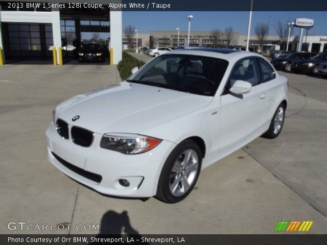 2013 BMW 1 Series 128i Coupe in Alpine White