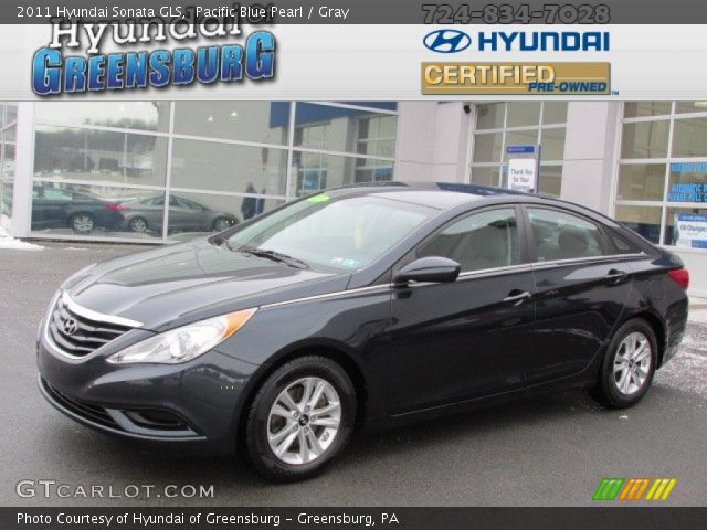 2011 Hyundai Sonata GLS in Pacific Blue Pearl