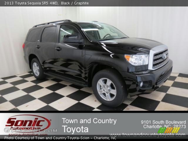 2013 Toyota Sequoia SR5 4WD in Black
