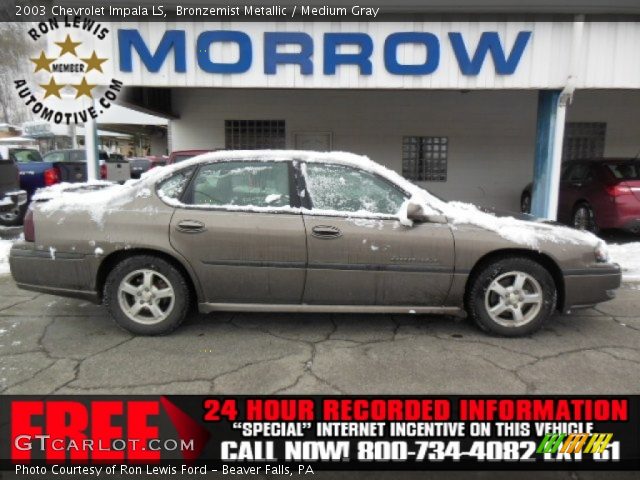 2003 Chevrolet Impala LS in Bronzemist Metallic