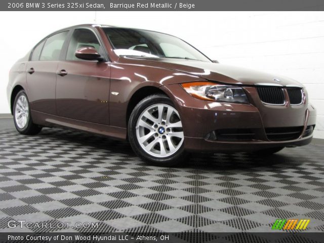 2006 BMW 3 Series 325xi Sedan in Barrique Red Metallic