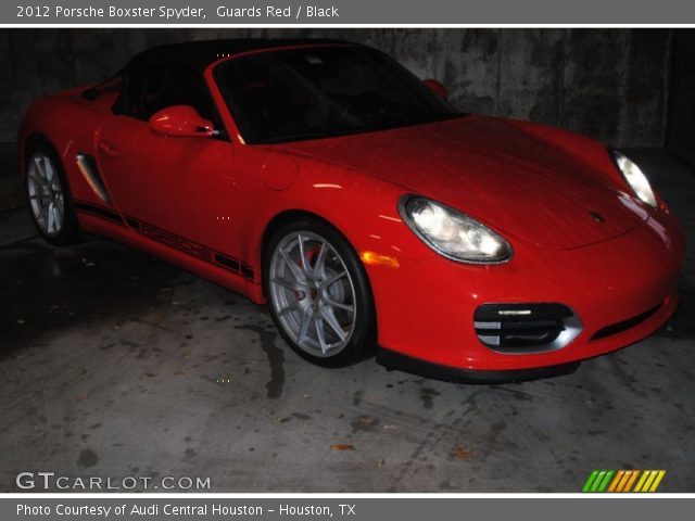 2012 Porsche Boxster Spyder in Guards Red