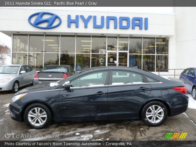 2011 Hyundai Sonata GLS in Pacific Blue Pearl