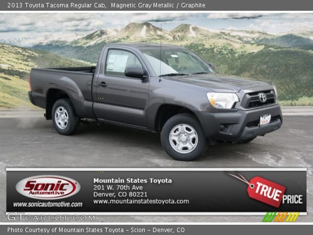 2013 Toyota Tacoma Regular Cab in Magnetic Gray Metallic