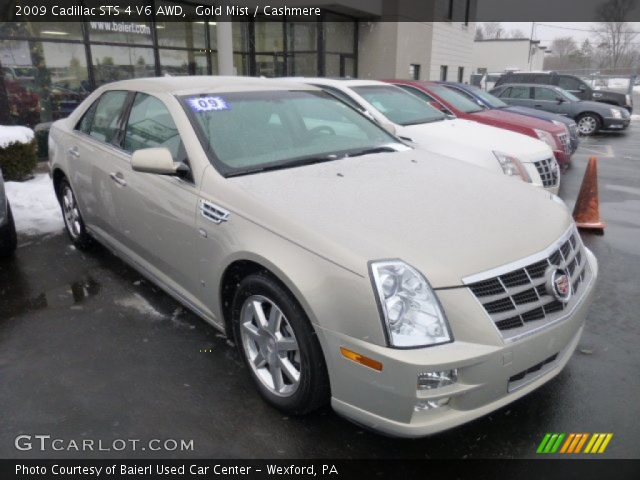 2009 Cadillac STS 4 V6 AWD in Gold Mist