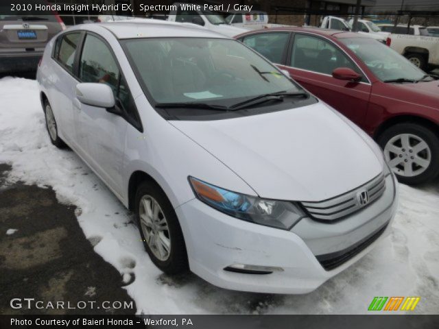 2010 Honda Insight Hybrid EX in Spectrum White Pearl