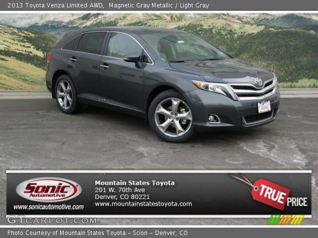 2013 Toyota Venza Limited AWD in Magnetic Gray Metallic