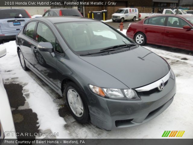 2010 Honda Civic Hybrid Sedan in Polished Metal Metallic