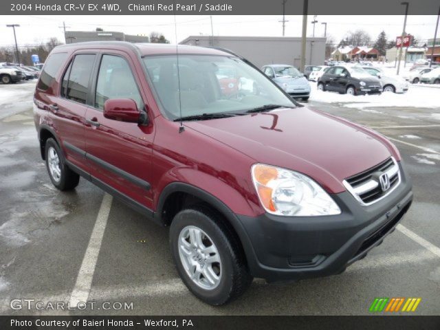 2004 Honda CR-V EX 4WD in Chianti Red Pearl