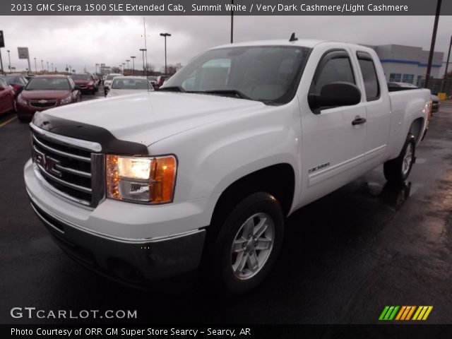 2013 GMC Sierra 1500 SLE Extended Cab in Summit White