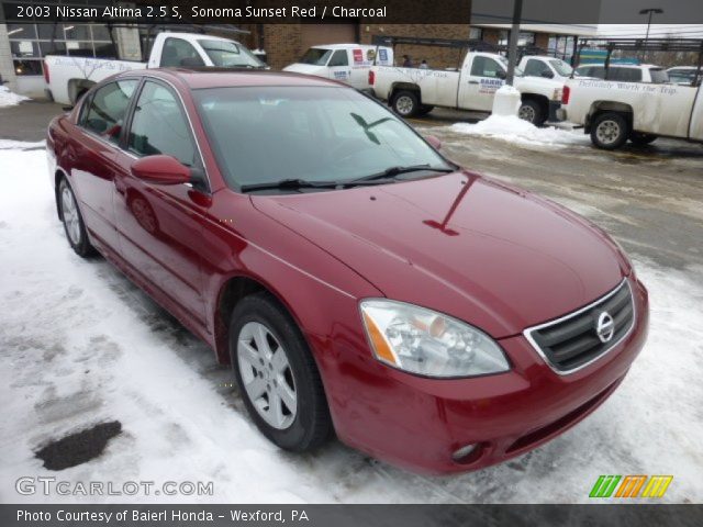 2003 Nissan Altima 2.5 S in Sonoma Sunset Red