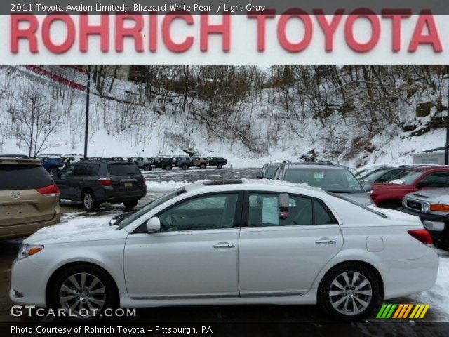 2011 Toyota Avalon Limited in Blizzard White Pearl