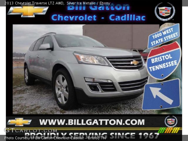 2013 Chevrolet Traverse LTZ AWD in Silver Ice Metallic