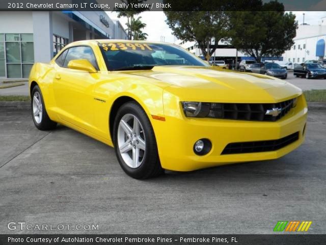 2012 Chevrolet Camaro LT Coupe in Rally Yellow