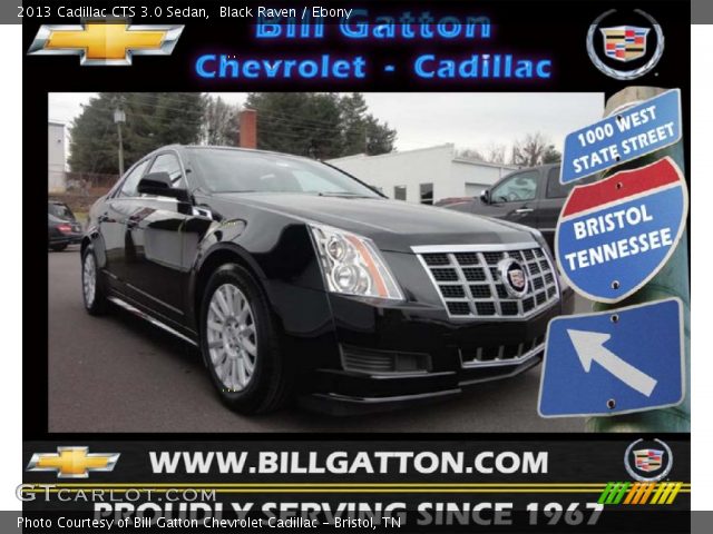 2013 Cadillac CTS 3.0 Sedan in Black Raven