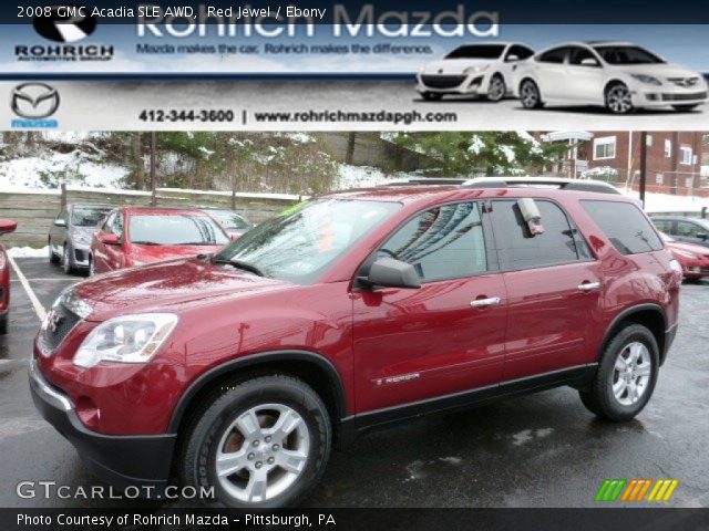 2008 GMC Acadia SLE AWD in Red Jewel