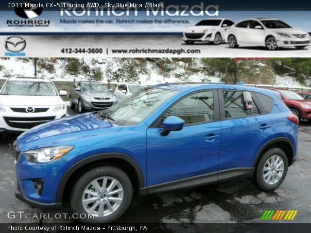 2013 Mazda CX-5 Touring AWD in Sky Blue Mica