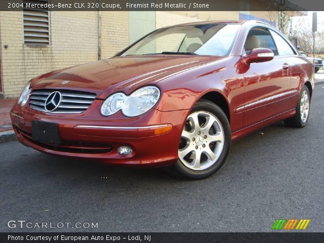 2004 Mercedes-Benz CLK 320 Coupe in Firemist Red Metallic