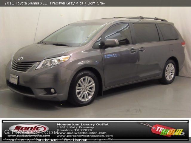 2011 Toyota Sienna XLE in Predawn Gray Mica