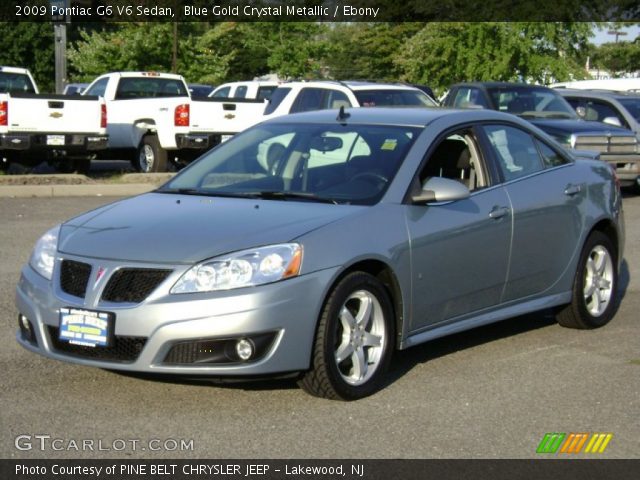 2009 Pontiac G6 V6 Sedan in Blue Gold Crystal Metallic
