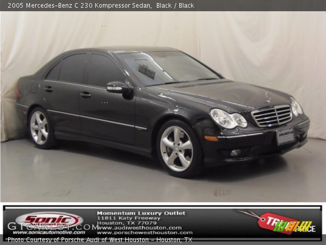 2005 Mercedes-Benz C 230 Kompressor Sedan in Black