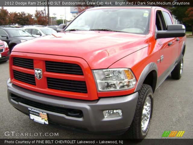 2012 Dodge Ram 2500 HD SLT Outdoorsman Crew Cab 4x4 in Bright Red