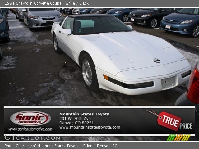 1991 Chevrolet Corvette Coupe in White