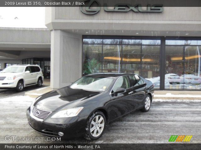 2009 Lexus ES 350 in Obsidian Black