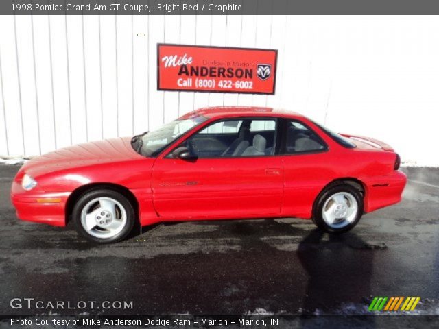 1998 Pontiac Grand Am GT Coupe in Bright Red