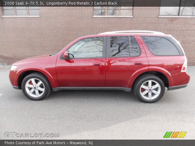 2008 Saab 9-7X 5.3i in Lingonberry Red Metallic