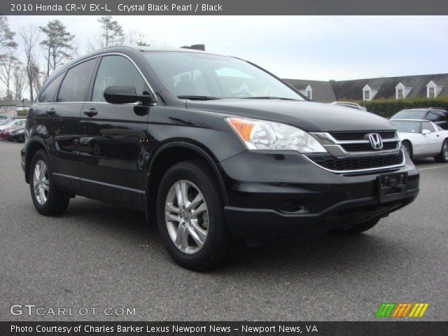 2010 Honda CR-V EX-L in Crystal Black Pearl