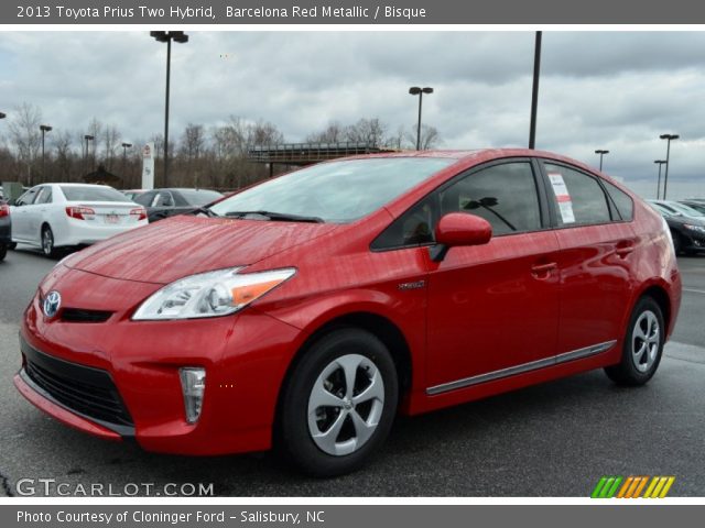 2013 Toyota Prius Two Hybrid in Barcelona Red Metallic