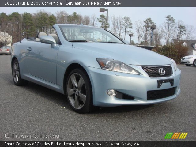 2011 Lexus IS 250C Convertible in Cerulean Blue Mica