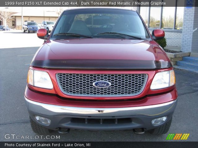 1999 Ford F150 XLT Extended Cab 4x4 in Dark Toreador Red Metallic