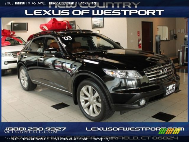 2003 Infiniti FX 45 AWD in Black Obsidian
