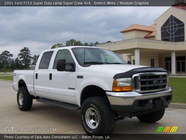 2001 Ford F250 Super Duty Lariat Super Crew 4x4 in Oxford White
