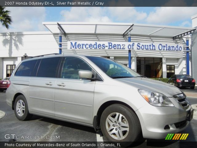 2007 Honda Odyssey EX-L in Silver Pearl Metallic