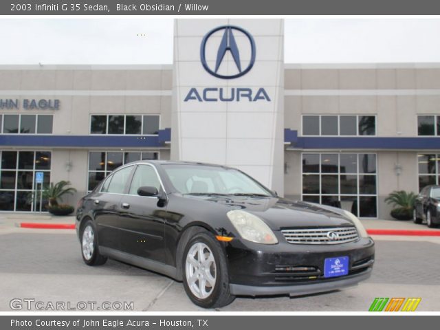 2003 Infiniti G 35 Sedan in Black Obsidian