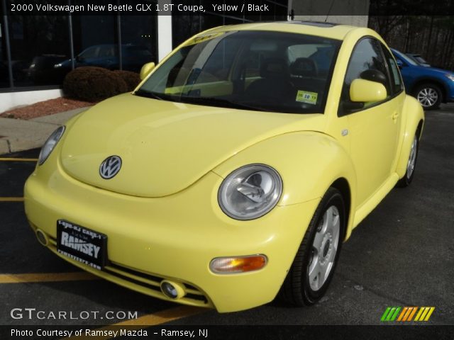 2000 Volkswagen New Beetle GLX 1.8T Coupe in Yellow